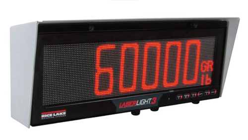 Laserlight3 Large Indicator Color Weight Display RLWS