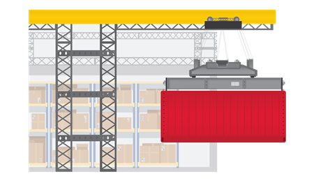 Illust Logistics Solutions Elements Crane Scale