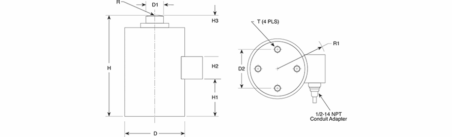 Celda de carga: RL82CP1-SST