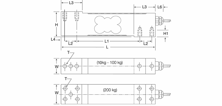 Celda de carga: Flintec SSSPLC PC-1