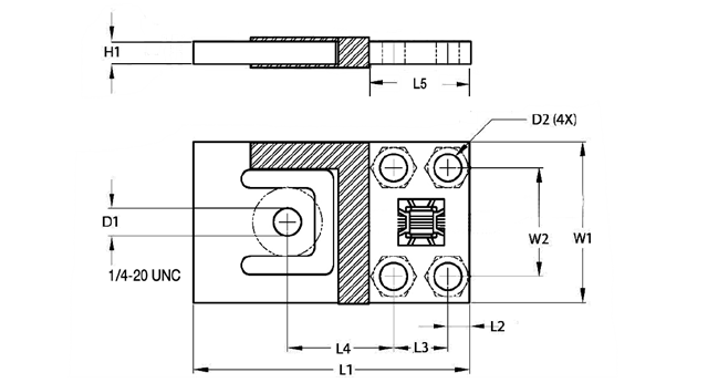 Celda de carga: Flintec PB-1 Aluminio PBLC